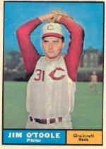 1961 Topps Baseball Cards      328     Jim O Toole